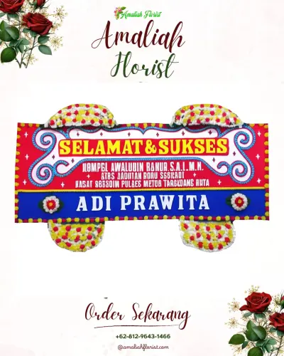 Karangan Bunga Ucapan Selamat di Sidadadi