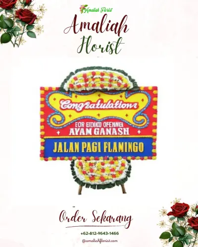 Bunga Papan Congratulation di Sidadadi